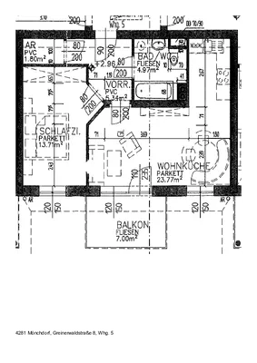 2-Zimmer-Wohnung mieten in Freistadt – 50,24 m², € 540 – Bild 3 von 3