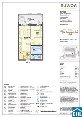 2-Zimmer-Wohnung kaufen in Wien – 47,64 m², € 372.000 – Bild 8 von 8