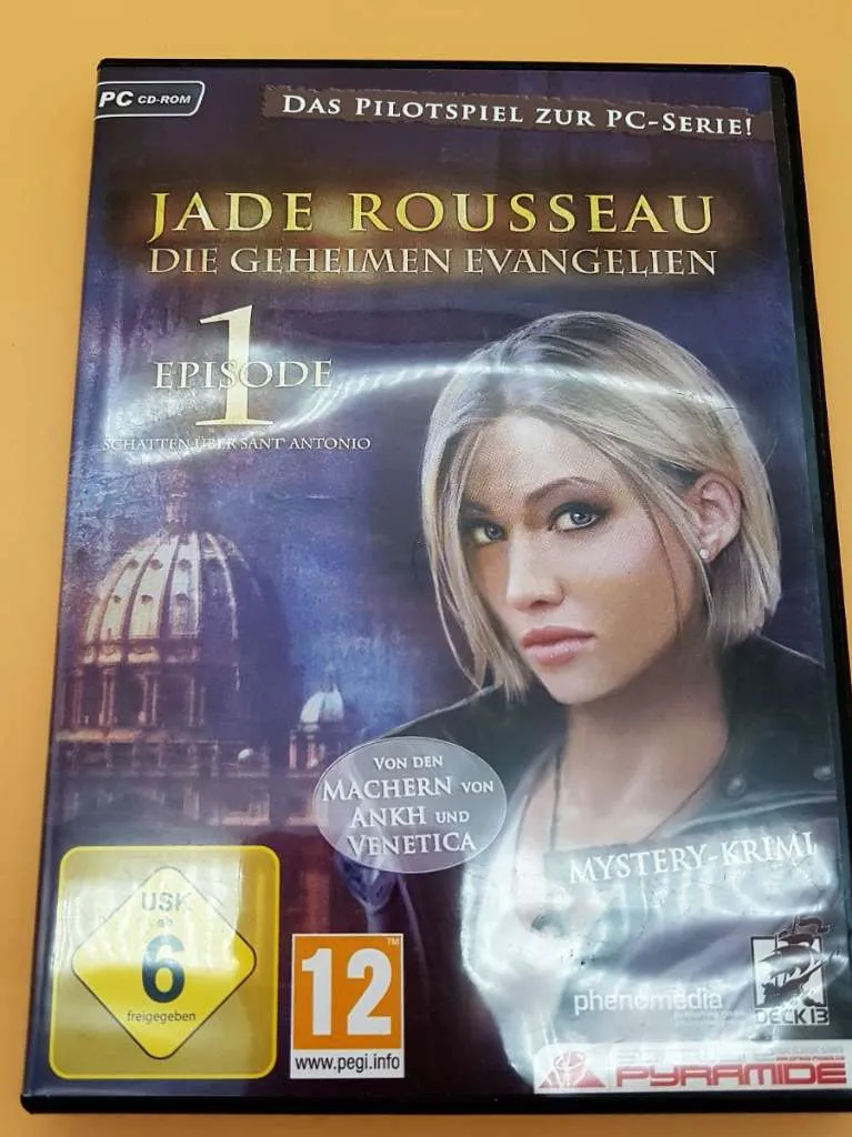 Jade Rousseau "DIE GEHEIMEN EVANGELIEN", Episode 1. PC-Spiel