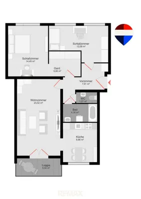 3-Zimmer-Wohnung kaufen in Wien – 80 m², € 329.000 – Bild 15 von 15