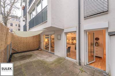 *** Ab sofort: Perfekte Singlewohnung mit großer Innenhof-Terrasse beim Schubertpark ***