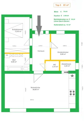 Wohnung mieten in Mattersburg – 81 m², € 870 – Bild 4 von 4