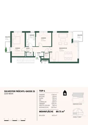 3-Zimmer-Wohnung kaufen in Wien – 89,71 m², € 699.000 – Bild 10 von 10