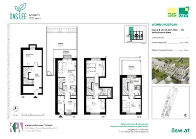 Reihenhausartiges Wohnhaus mit Eigengarten – Bild 2