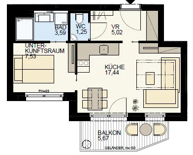 2-Zimmer-Wohnung kaufen in Wien – 34,83 m², € 290.100 – Bild 10 von 13