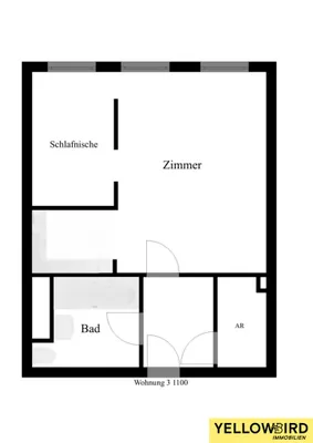 1-Zimmer-Wohnung kaufen in Wien – 42,17 m², € 179.990 – Bild 7 von 7