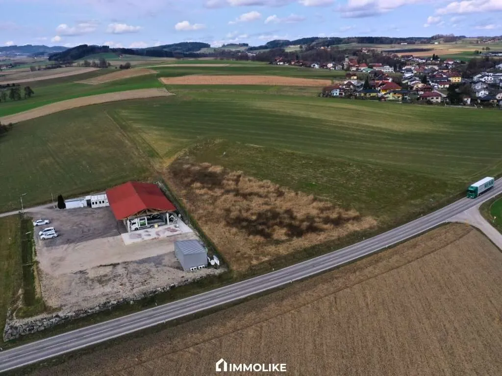 Betriebsbaugrundstück mit 3.044 m² in Niederthalheim - Bauland Betriebsgebiet | Bauplatzbewilligung vorhanden - Ansicht 3