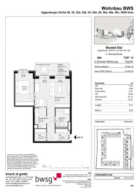 2-Zimmer-Wohnung mieten in Graz – 63,39 m², € 775 – Bild 15 von 15