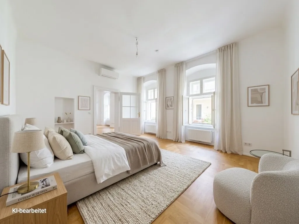 **Stilvoll sanierte Altbauwohnung in begehrter Bestlage des 6. Bezirks I 360° Rundgang** - Ansicht 2