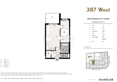 Immobilie kaufen in Wien – 55,04 m², € 352.900 – Bild 6 von 6