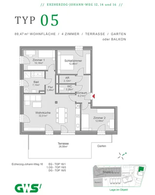 4-Zimmer-Wohnung kaufen in Leibnitz – 89,67 m², € 319.759 – Bild 13 von 13