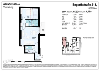 2-Zimmer-Wohnung mieten in Wien – 65 m², € 1.635 – Bild 13 von 13