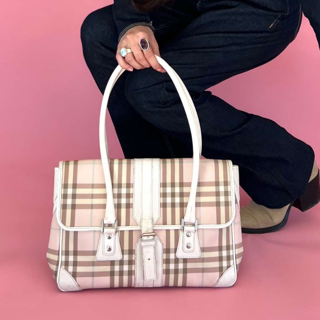 Burberry clearance taschen rosa