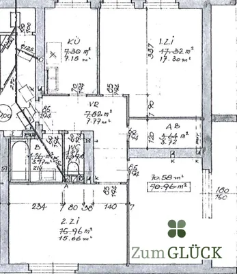 3-Zimmer-Wohnung mieten in Mödling – 70,85 m², € 950 – Bild 2 von 13