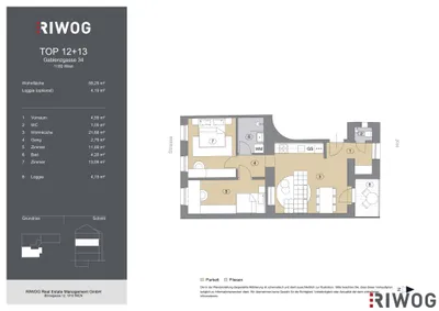 3-Zimmer-Wohnung kaufen in Wien – 59,09 m², € 212.000 – Bild 16 von 16