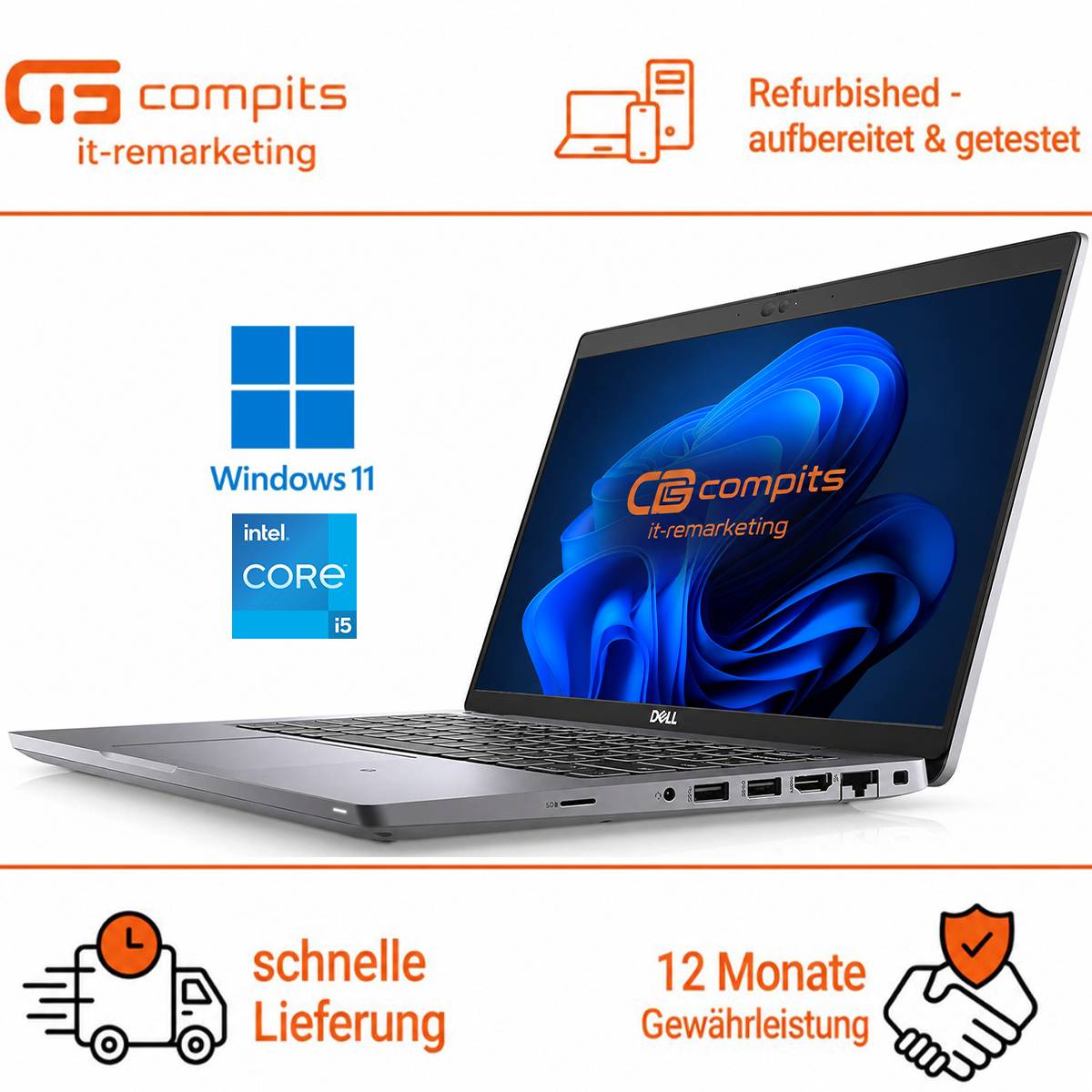 Dell Latitude 5420 | 14" FHD | Core i5-1145G7 | 16GB RAM | 256GB SSD | Win 11 Pro