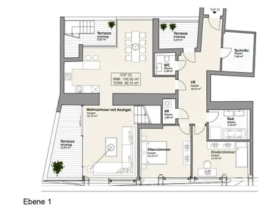 4-Zimmer-Wohnung kaufen in Wien – 150,93 m², € 1.990.000 – Bild 33 von 35