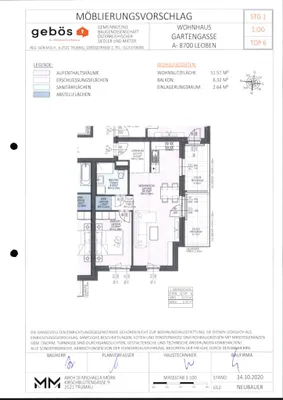 2-Zimmer-Wohnung mieten in Leoben – 51,57 m², € 786 – Bild 15 von 16