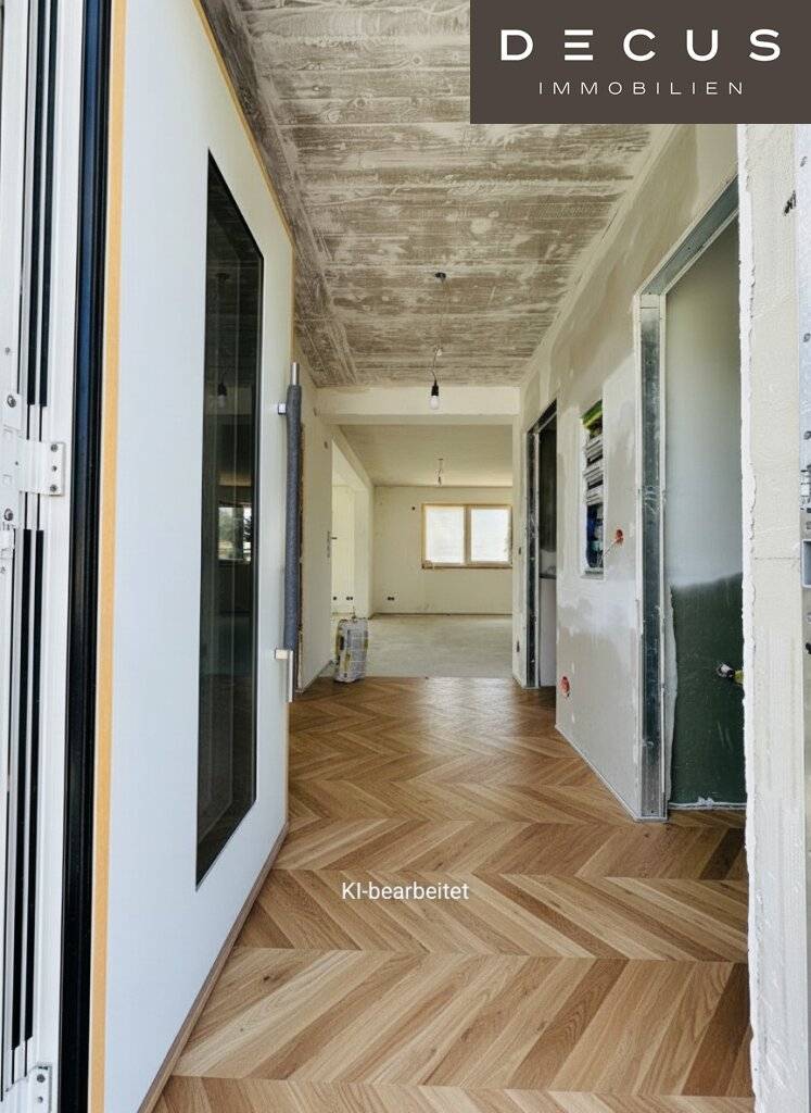 Exklusive 3-Zi-Wohnung 81m² mit Garten, Terrasse & Kamin in 1210 Wien - Erstbezug! - Ansicht 3