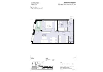 2-Zimmer-Wohnung mieten in Wien – 57,84 m², € 1.490 – Bild 28 von 28