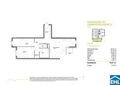 Immobilie kaufen in Wien – 76,27 m², € 466.878 – Bild 6 von 6