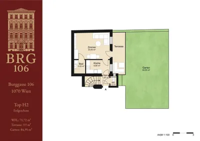 1-Zimmer-Wohnung kaufen in Wien – 74 m², € 379.000 – Bild 18 von 19