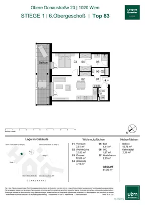 2-Zimmer-Wohnung kaufen in Wien – 51,19 m², € 650.000 – Bild 15 von 15