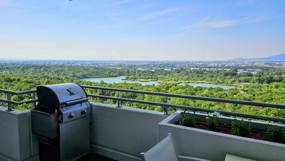 HOCHwertige 3-Zimmer-Neubauwohnung mit Balkon, Klimaanlage, Dachpool, Sauna & Fitnessraum, unverbauter Parkblick direkt beim Wienerberg, Biotope City - PROVISIONSFREI – pohled 2