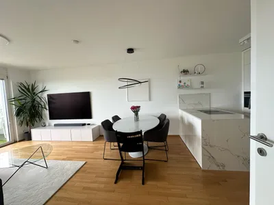 (reserviert) HOCHwertige 3-Zimmer-Neubauwohnung mit Balkon, Klimaanlage, Dachpool, Sauna & Fitnessraum, unverbauter Parkblick direkt beim Wienerberg, Biotope City - PROVISIONSFREI