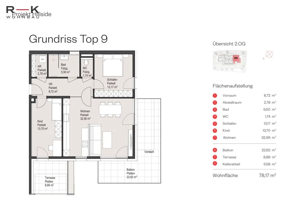 3-Zimmerwohnung mit Balkon und Terrasse | HILLSIDE mattsee - Top 9 - Ansicht 3