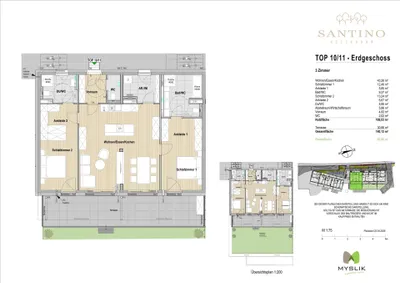 3-Zimmer-Wohnung kaufen in Salzburg Stadt – 109,53 m², € 1.345.212 – Bild 3 von 6