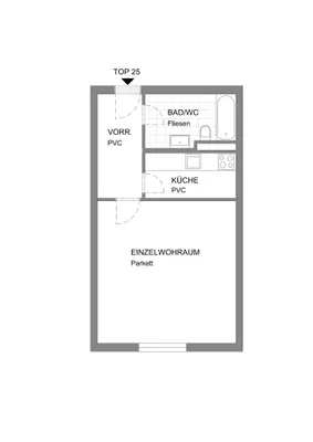 1-Zimmer-Wohnung mieten in Spittal an der Drau – 43,97 m², € 512 – Bild 7 von 7