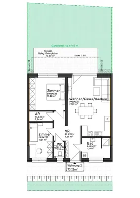 3-Zimmer-Wohnung kaufen in Graz-Umgebung – 73,22 m², € 309.900 – Bild 6 von 6