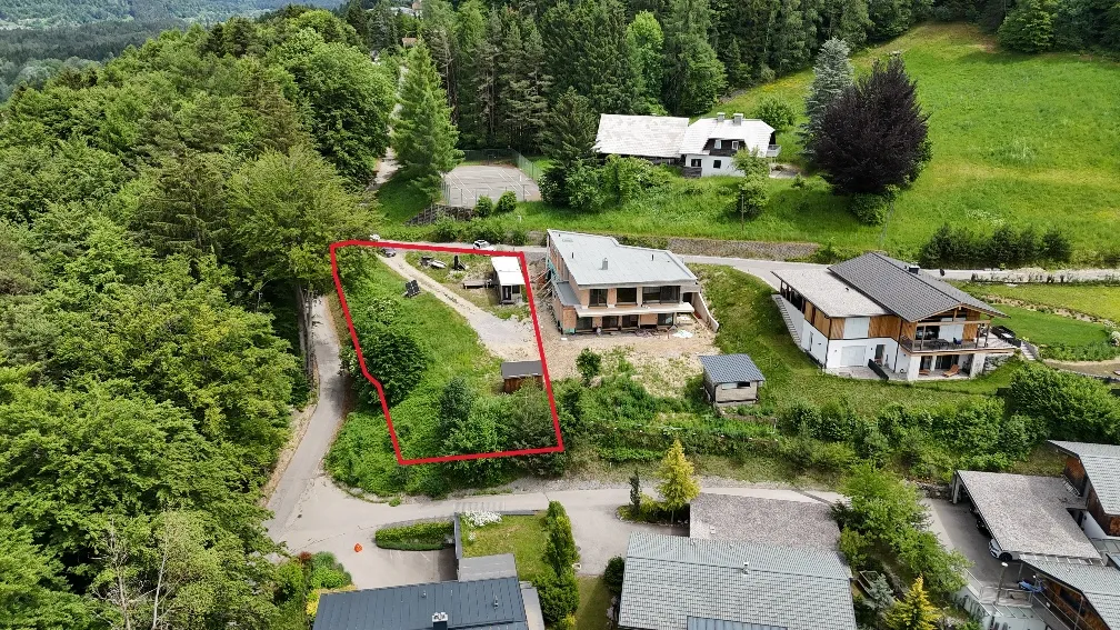 Premium-Baugrund mit unverbaubarem Fernblick - Grünwaldweg, Faak am See - Ansicht 2