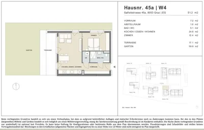 2-Zimmer-Wohnung kaufen in Graz – 51,2 m², € 279.000 – Bild 21 von 21