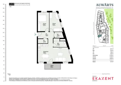 3-Zimmer-Wohnung mieten in Wien – 75,95 m², € 1.890 – Bild 8 von 8