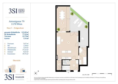 3-Zimmer-Haus kaufen in Wien – 123,02 m², € 882.000 – Bild 9 von 11