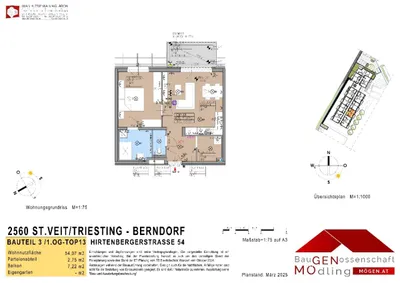 2-Zimmer-Wohnung mieten in Baden – 53,99 m², € 684 – Bild 5 von 5