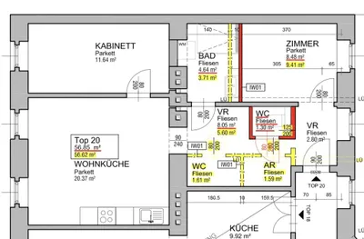 3-Zimmer-Wohnung kaufen in Wien – 56,62 m², € 310.000 – Bild 7 von 7