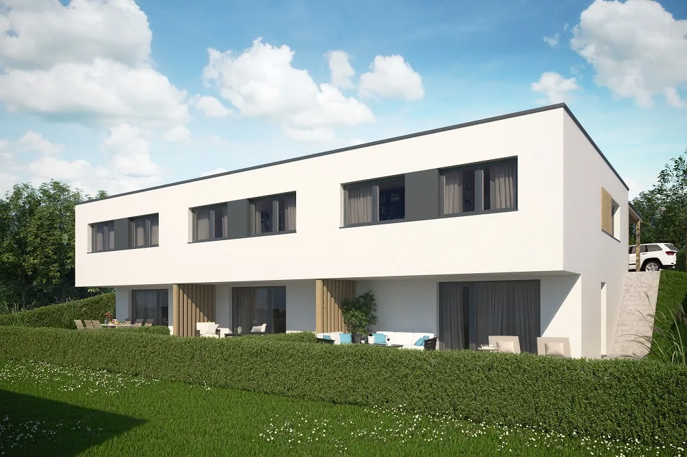 Moderne Neubau Reihenhäuser in Eggelsberg - H1 - Ansicht 2