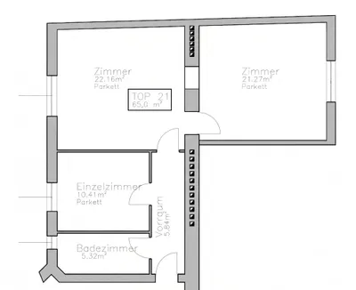 3-Zimmer-Wohnung kaufen in Wien – 65 m², € 199.000 – Bild 6 von 6
