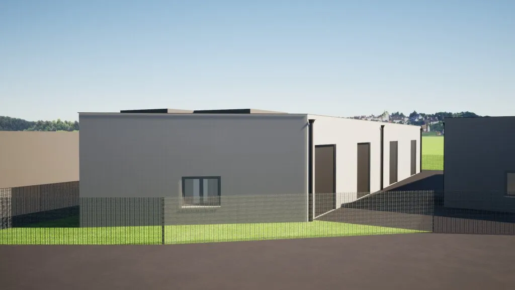 Top moderne Gewerbehalle in Massivbauweise mit elektrischem Tor und 5,20 Deckenhöhe. - Ansicht 2