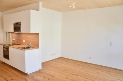 Klimatisiertes Holzapartment, Fußbodenheizung/ Kühlung, Echtholzboden/ Decke, nahe U4&Tram 49, Provisionsfrei – Bild 3