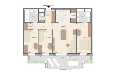 4-Zimmer-Wohnung kaufen in Wien – 92,1 m², € 570.000 – Bild 19 von 19