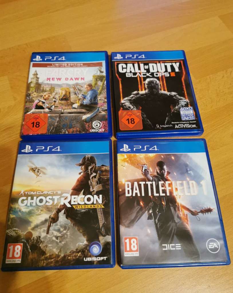 4x Playstation 4 Spiele, € 40,- (9020 Klagenfurt) - willhaben