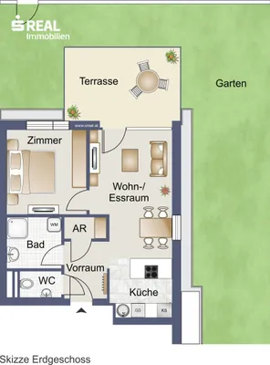 2-Zimmer-Wohnung mieten in Wien – 46,57 m², € 1.133 – Bild 11 von 12