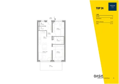 3-Zimmer-Wohnung mieten in Graz-Umgebung – 57 m², € 938 – Bild 18 von 18