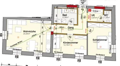 3-Zimmer-Wohnung mieten in Hartberg-Fürstenfeld – 72,66 m², € 649 – Bild 10 von 10