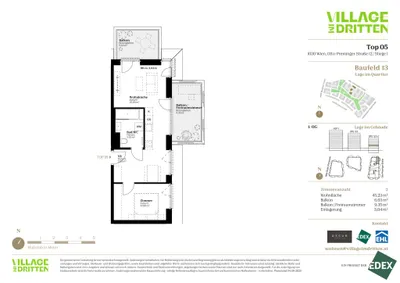 2-Zimmer-Wohnung kaufen in Wien – 45,5 m², € 346.000 – Bild 37 von 37