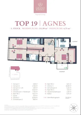 5-Zimmer-Wohnung mieten in Wien – 303 m², € 17.600 – Bild 41 von 45